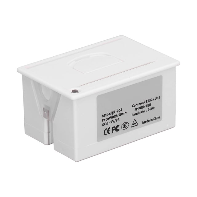 Máquina De Impresión Integrada, Impresora De Etiquetas Térmicas De 384 Puntos Por Línea De 58 Mm Para Código De Barras De Imagen De Texto
