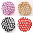 thumbnail image 3 of serony 5pcs Hair Mesh For Updo Intricate Updo Hairstyles hand-crocheted using Effortlessly Hair Nets For Catering Padding, 3 of 6