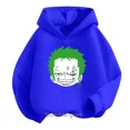 thumbnail image 3 of Sudadera con capucha de Anime One Pieces, ropa para niños, ropa para primavera y otoño para niñas, sudadera con dibujos animados de Luffy Zoro, traje para adolescentes, camisetas con capucha de Sonic, 3 of 5