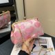 thumbnail image 3 of Nuevo bolso de mujer con cadena y clip, estilo étnico, bolso de hombro con flores, bolso de noche de moda, bolso cruzado, 3 of 5