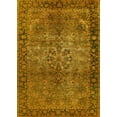 thumbnail image 1 of Ahgly Company Indoor Rectangle Mid-Century Modern Orange Oriental Area Rugs, 8' x 10', 1 of 6