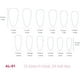 thumbnail image 4 of 24 Pcs Almond Stick on Nails, Glitter Pink Press on Nails Medium Length, Stiletto Acrylic Gold Tip Fake Nails with Jelly Adhesive Tabs for Women Girls, 4 of 5