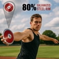 thumbnail image 5 of Amber Fight Gear Prestige Discus 80% Galvanized Steel Rim Throw Discus with ABS Side Plates, Ideal for Training & Competition, IAAF Compliant, 1kg, 5 of 8