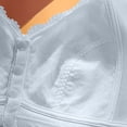 thumbnail image 4 of YHAJDS Women's Seamless Comfortable Daily Bra， Women's Front Closure Bra for Everyday Wear Breathable Soft Support Lightly Padded B C Cup Plus Size, 4 of 5