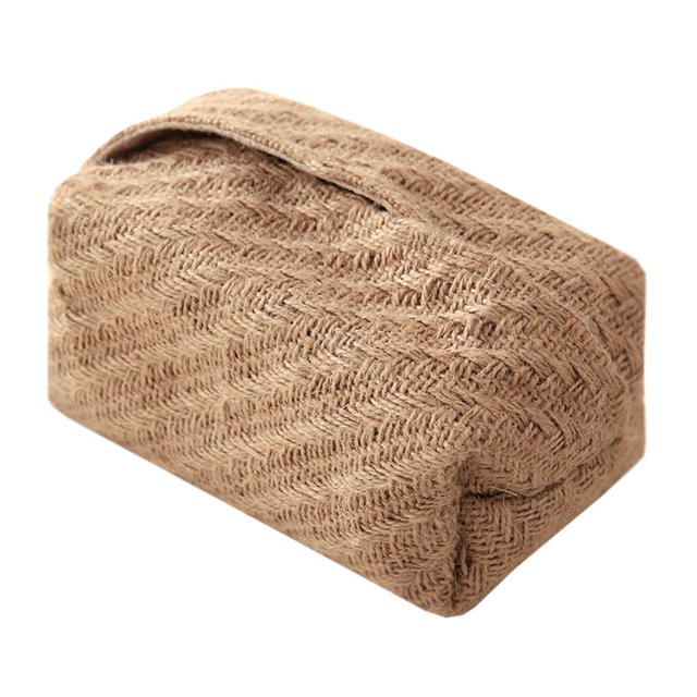 Fabric Tissue Box Simple Cotton Cloth Tissue Pumping Box