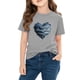 thumbnail image 4 of TaTaai School Season Cute Print Short Sleeve T-Shirt, Valentine's Day Casual Top, Unisex All Season Graphic Tee Gift, 4 of 8