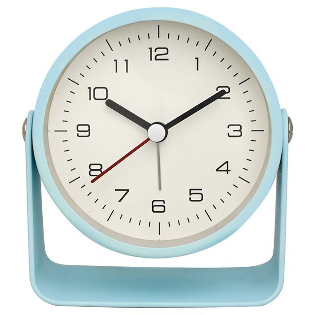 GloryStar 3.9 Pouces Batterie Réveil Antique Réveil Analogique Rétro avec 360 ° Rotation Silencieuse Chevet Horloge de Bureau Non-Tacking Réveil pour Chambre à Coucher pour Salon Chevet Bureau Cadeau Horloge