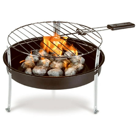 Blue Rhino Global Sourcing CBT1601G Portable Charcoal Grill + 1.2-Lbs. of Charcoal, (Best Type Of Grill)
