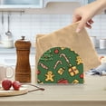 thumbnail image 2 of Yayeee Napkin Holder for Table Set of 2 Kitchen Paper Tissue Organization, Yellow Christmas Gingerbread, 2 of 8