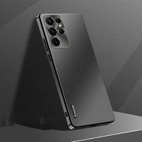 Allytech Galaxy S25 Case, Ultra Slim Fit Lightweight Shockproof Anti-scratch Aluminum Metal Frame Case Camera Cover Bumper Case for Samsung Galaxy S25 5G - Black