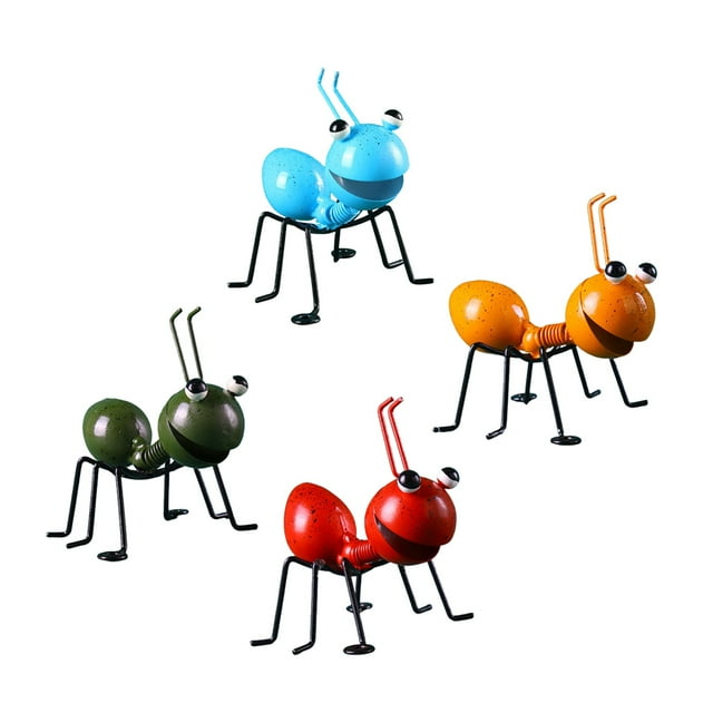 4x Decoración Colgante Insecto Hormigas Patio Jardín Sunnimix