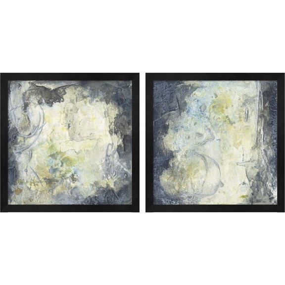 Great Art Now Shadows & Light by Joyce Combs, 2 Piece Framed Art Set Each 13"W x 13"H