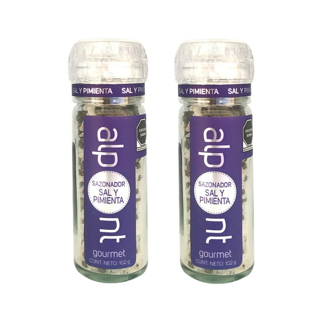 ALPONT GOURMET Molinillo Sal Y Pimienta 102g 2 Piezas