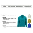 thumbnail image 5 of Vedolay Fall Sweaters for Women 2023 Lantern Long Sleeve Crewneck Sweater Casual Solid Color Pullover Tops,Blue One Size, 5 of 5