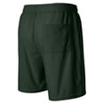 thumbnail image 4 of Zimjoy Mens Corduroy Shorts Casual Elastic Waist Drawstring Summer Beach Shorts Dark Green L, 4 of 5