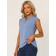 thumbnail image 3 of Blusa Básica Sin Mangas Allegra K Gris Azul S, 3 of 5