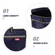 thumbnail image 3 of Bolsa de documento de tela de Oxford Bolsa con cremallera con asa de bolsas de bolsas de bolsas impermeables para llevar bolso de bolsas para la computadora portátil de papel portátil., 3 of 6