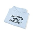 thumbnail image 4 of Snowshoer Wife Husband Wedding Engagement Hoodie, Gifts, Hooded Sweatshirt, 4 of 4