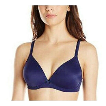 Warner's Perfect Memory T-Shirt Bra, Purple Pennant, (34C)