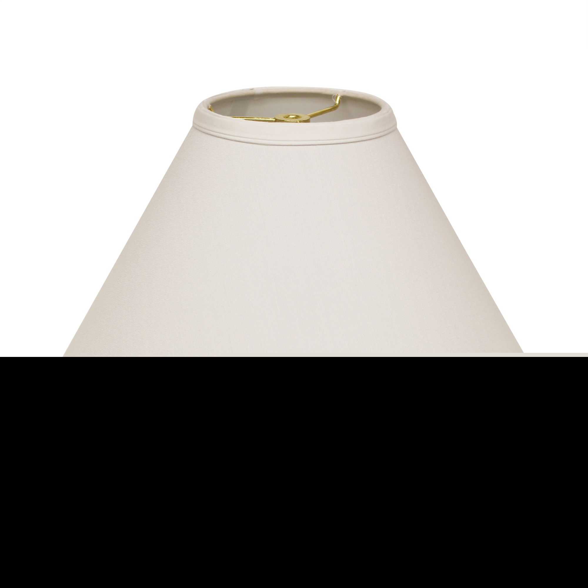 thumbnail image 1 of Slant Deep Cone Hardback Lampshade with Washer Fitter, White, 1 of 1