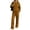Coffee, variant on 2 Piece Sets for Women 2 Piece Sweatshirt Outfit Full‑Zip Drawstring Hooded Jacket Elastic Drawstring Wide Leg Sweatpants Set Casual Loose Sports Matching Loungewear Suit Black M