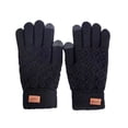 thumbnail image 4 of Winter Gloves, Knit Thermal Gloves, Thickened Diamond Pattern Gloves, Riding Gloves for Men Women, Cycling, Motorcycling, Windproof Warmth, Gifts Baberdicy, Ideal for Men And Women, Cyclists, 4 of 8