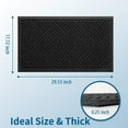 thumbnail image 2 of Lankey Door Mat Outdoor, Welcome Mats Outside, Large Front Door Mats, Doormat Indoor Entrance, Outdoor Mat, Anti-Slip Rubber Door Mats, Washable Entryway Rug, 2 of 8