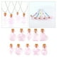thumbnail image 4 of 10-Pack vacío transparente botella de pendiente DIY Decoración casa Oficina artes Rosa Rosado Sunnimix Collar Colgante Mini Botellas, 4 of 8