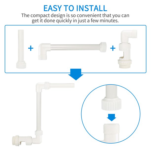Swimming Pool Waterfall Fountain Kit Easy Installation PVC Safe Tough