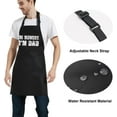 thumbnail image 3 of Funny Cooking Aprons for Women Men with Pocket, Grill Apron with Adjustable Neck Strap, Birthday Gift for Dad Mom, 3 of 6