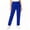 #0418-Blue, variant on Puyaiuu Womens Solid Loose Elastic Waist Scrub Pants With Side Pockets Medical Work Trousers Light Blue M Gift