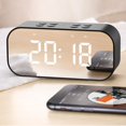 thumbnail image 4 of Gnwei Super Loud Alarm Clock for Bedrooms, Alarm Clock for Bedroom/Office,Digital Clock with Bluetooth Speaker,Small Alarm Clock for Heavy Sleepers Adults,Teens,Kids, 4 of 9