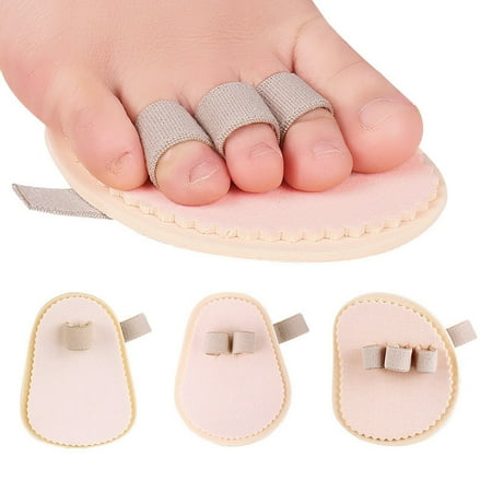 

Cheers.US 1Pc Ball of Foot Pads Metatarsal Cushions for Metatarsalgia Arthritis and Sesamoid Pain Relief Toe Split Forefoot Pad Breathable Sweat Absorbing anti Abrasion and Anti Pain Forefoot Pad