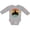 AC-Heather Grey, variant on Inktastic Snowmobile Retro Sunset Boys or Girls Long Sleeve Baby Bodysuit