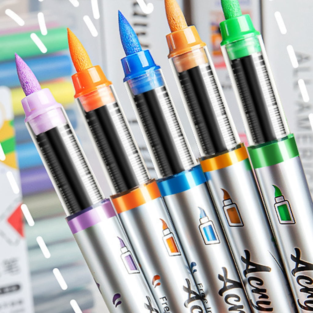 Jesscasday Acrylic Marker for Drawing on Paper Stone Rock Canvas Wood Glass Cardmaking