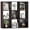 Brown + 9 Cube, variant on 12 Cube Storage Shelf Organizer Bookshelf with Open Back Closet Cabinet, DIY Plastic Modular Book Shelf for Organizing Closet Bins