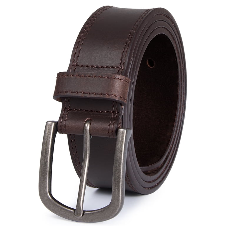 FIANMY Men's Full Grain Leather Belt, Handmade Casual photo 1