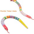 thumbnail image 6 of 10Pcs 12 Inch Unfinished Wooden Wiggly Snakes Jointed Flexible Wooden Snake Blank Animal Model Crafts Toys for Arts, 6 of 8