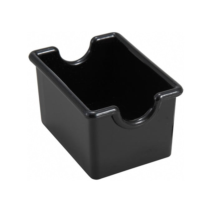 Sugar Packet Holder, Plastic, Black,Pack of 12 EA