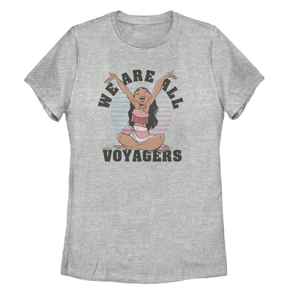 Women's Moana All Voyagers Stripes  Graphic T-Shirt