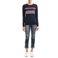 thumbnail image 5 of EV1 from Ellen DeGeneres Love Flag Crew Neck Sweater Women's, 5 of 7