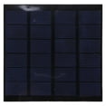 thumbnail image 2 of Solar Panel Module, Environmental Friendly 1.5W 6V 6V Solar Panel High Conversion Rate Strong Adaptability High Stability  for DIY Solar Power Charger, 2 of 7