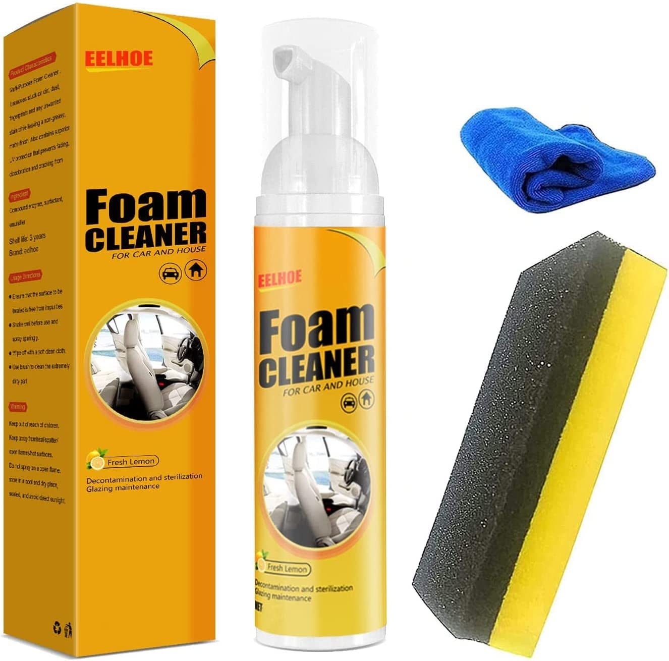 Car Magic Foam Cleaner, Foam Cleaner for Car, Foam Cleaner All Purpose
