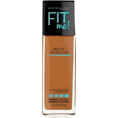 Maybelline New York Fit Me Matte + Poreless Foundation, Warm (Best Powder Foundation For Oily Skin 2019)