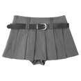 thumbnail image 5 of Minifalda plisada Kawaii JK de una sola pieza con cinturón Y2k para mujer, falda uniforme de una pieza para fiesta de Club, ropa de discoteca japonesa para colegiala, 5 of 5