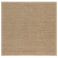 thumbnail image 3 of SAFAVIEH Natural Fiber Arbor Bordered Area Rug, Natural/Beige, 7' x 7' Square - Coastal Design, Natural & Beige, Seagrass, Ideal for Entryway, Kitchen, Living Room, Office, 3 of 15