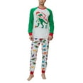 thumbnail image 2 of Fiomva Matching Family Christmas Pajamas Holiday Xmas Sleepwear Set Matching Pajamas for Family, 2 of 10