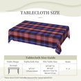 thumbnail image 6 of Rectangle Table Cloth, Scottish Blue Clan Plaid Tartan Resistant Washable Tablecloth Decorative Table Cover for Dining, Indoor and Outdoor, 6 of 6