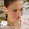 thumbnail image 5 of YOUNGYUE Silver Plated CZ Hoop Earrings for Women, Hypoallergenic Rhinestone Earrings, Jewelry Gifts,25-70mm, 5 of 6