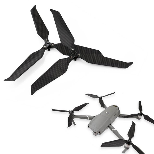 4 piezas de bajo ruido de 3 cuchillas de hélice de repuesto para 2 Rc Quadcopter perfke Hélice de drone
